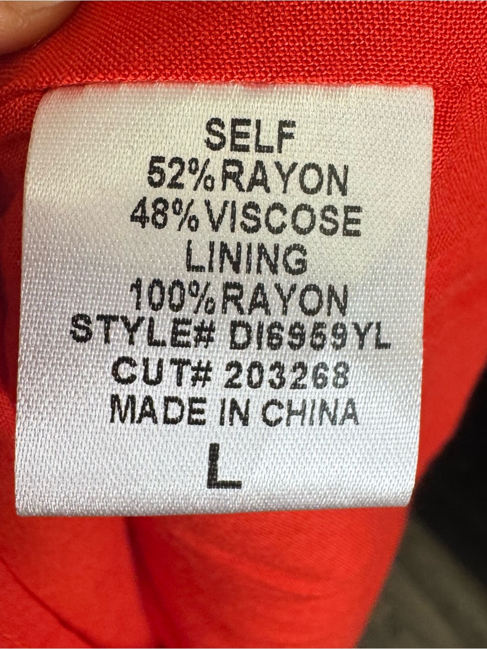 YLLW Yellow the Label Raya Red Dress Large Mini - Picture 10 of 13